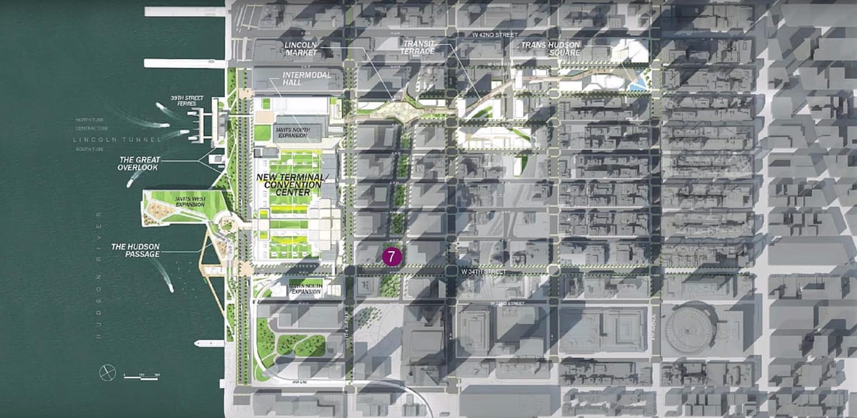 mapa port authority