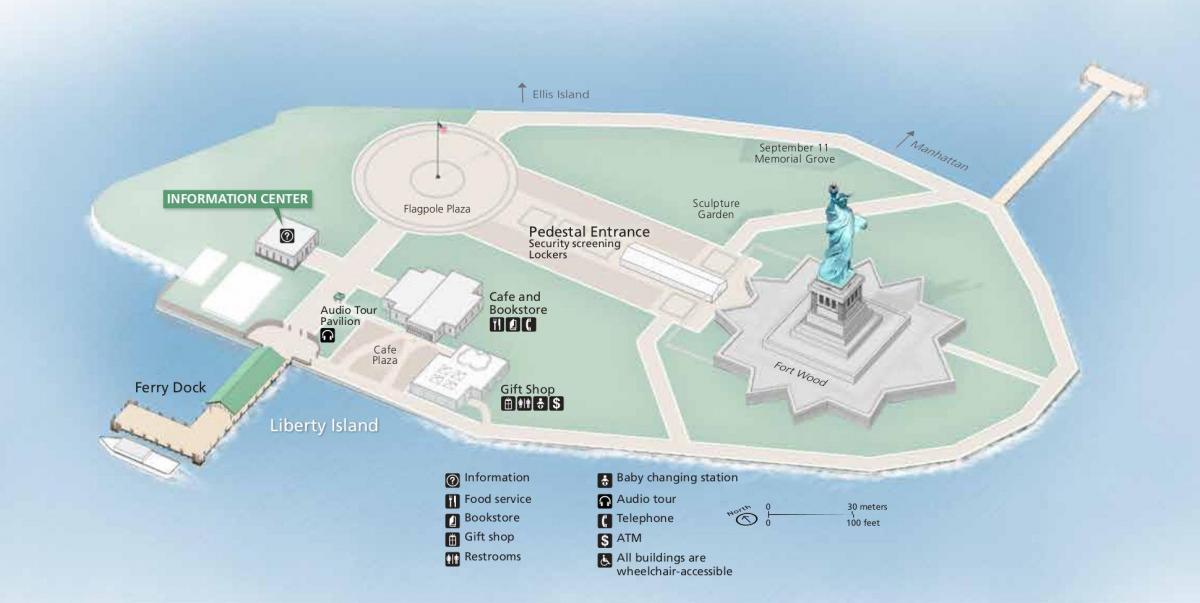 mapa socha svobody