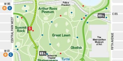 Bike mapa central park