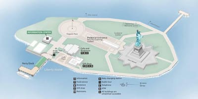 Mapa socha svobody