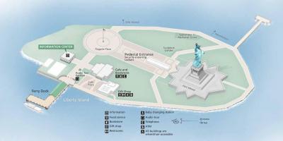 Mapa socha svobody